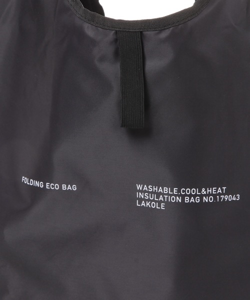 LAKOLE（ラコレ）の「【洗える】保冷保温エコバッグ / 151486（エコバッグ/サブバッグ・レディース・チャコール/ブラック/グレー/ロイヤルブルー/グリーン・FREE）」の10枚目の写真