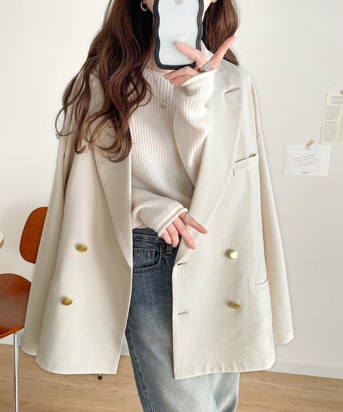 セール】トレンドのオーバーサイズシルエット♪サッカー素材長袖ビッグ