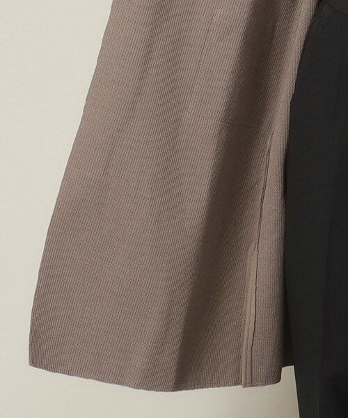 ITS'DEMO(イッツデモ)の「◆【肌あたりやわらか/ロングシーズンOK】裏リブロング着流しコート(チェスターコート・レディース・グレー/ネイビー/ブラウン系・00)」の20枚目の写真