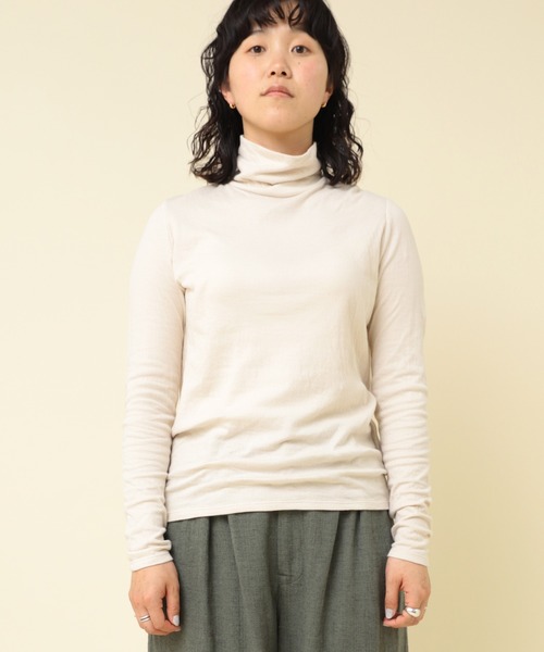 RNA-N(アールエヌエーエヌ)の「M2287 マシュマロタッチタートル(Tシャツ/カットソー・レディース・キナリ/グレー/ブラック/オフホワイト・MEDIUM)」の7枚目の写真