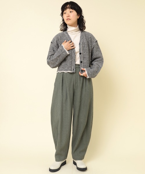 RNA-N(アールエヌエーエヌ)の「M2287 マシュマロタッチタートル(Tシャツ/カットソー・レディース・キナリ/グレー/ブラック/オフホワイト・MEDIUM)」の14枚目の写真