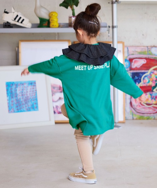 LSP WOW（エルエスピーワオ）の「【LSP WOW!】プリントBIGワンピース（ワンピース・キッズ・ピンク/グリーン/オフホワイト/ネイビー/マスタード/ラベンダー・90/80/130/120/110/100）」の22枚目の写真