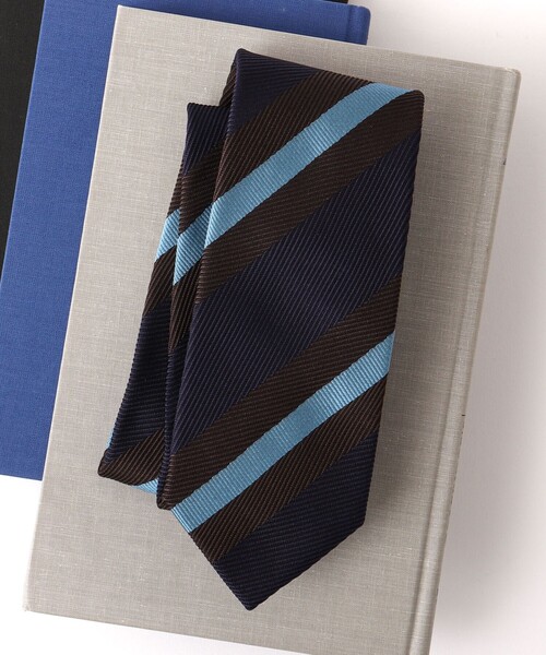 【セール】Fossati ビッグヘリンストライプ柄ネクタイ（ネクタイ）｜NOLLEY'S（ノーリーズ）