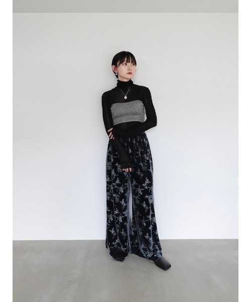 marte ビスチェ　ベスト　sahara Glitter Bustier/グリッタービスチェ（チューブトップ）｜sahara