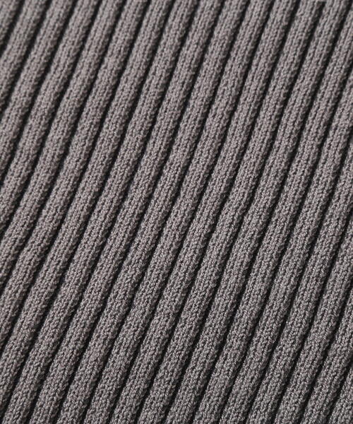 FREE'S MART（フリーズマート）の「◆フロントジップリブＶネックニット（ニット/セーター・レディース・ホワイト/グリーン/カーキ/グレー・FREE）」の18枚目の写真