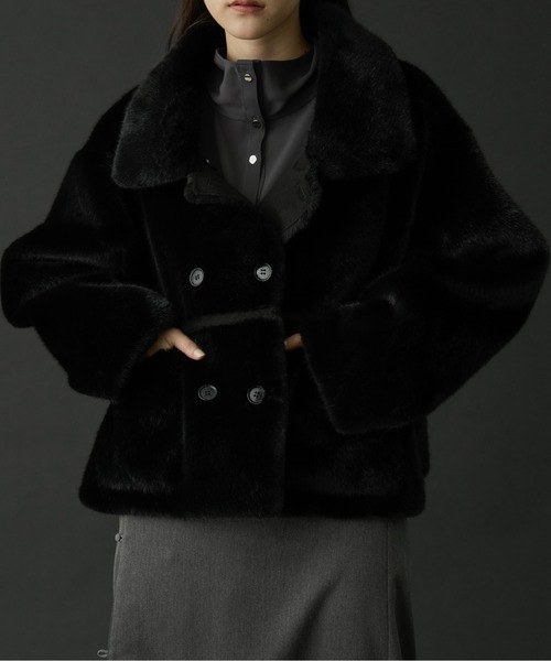 WILLFULLY（ウィルフリー）の「reversible fur suede soutien collar