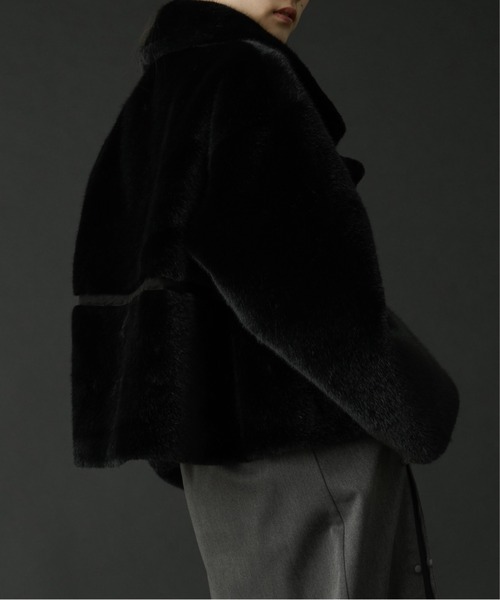 WILLFULLY（ウィルフリー）の「reversible fur suede soutien collar