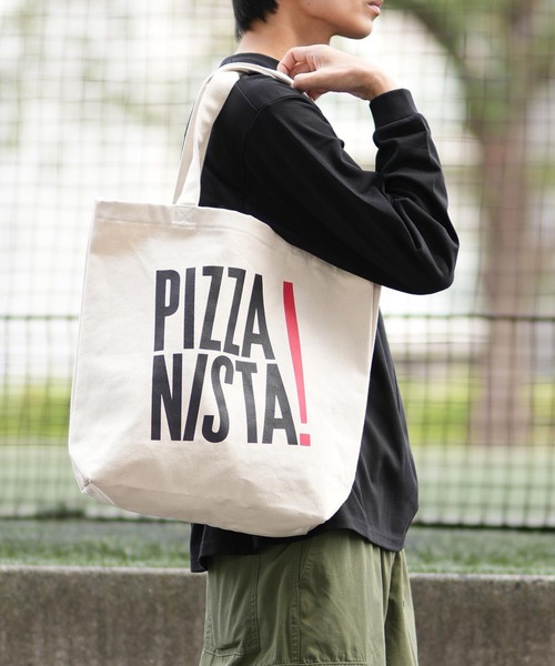 セール】PIZZANISTA!/ピザニスタ トートバッグ ロゴプリント PNTB2403