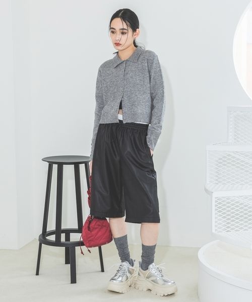 JEANASIS(ジーナシス)の「2WAYダブルウエストパンツ/210480(その他パンツ・レディース・グレー/ブラック/ホワイト・FREE)」の17枚目の写真