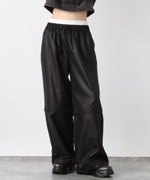 セール】2WAYダブルウエストパンツ/210480（その他パンツ）｜JEANASIS