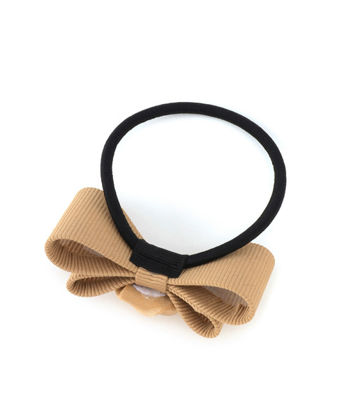 ROPE' PICNIC（ロペピクニック）の「ローズリボンヘアポニー（ヘアゴム・レディース・ベージュ/ブラック・FREE）」の7枚目の写真