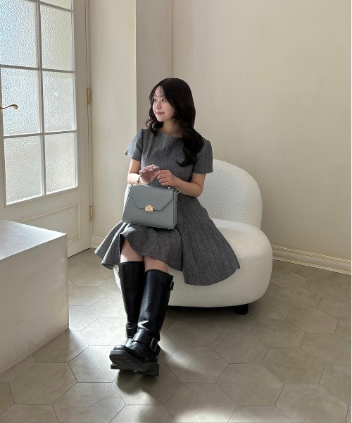 mytwilight PARIS ロゴモチーフ台形ミニバッグ｜バッグ｜バッグ