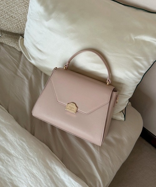 my twilight（マイトワイライト）の「mytwilight PARISモチーフ 台形ミニバッグ（ショルダーバッグ・レディース・ブラック/グレイッシュベージュ/クリーム/ダークブラウン/グレイッシュブルー/ホワイト/ベビーピンク・FREE）」の20枚目の写真