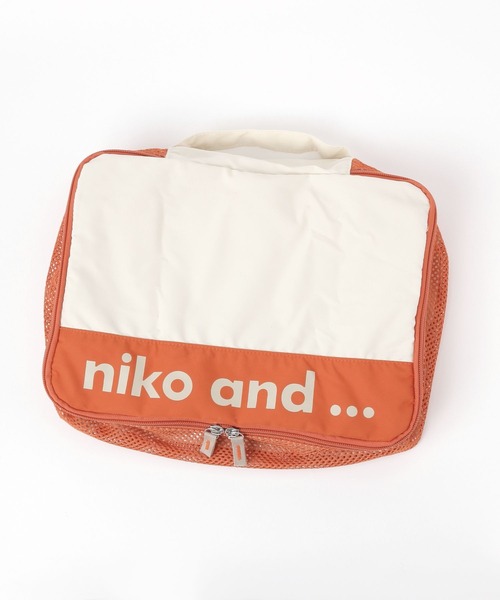 niko and...(ニコアンド)の「オリジナルニコロゴオーガナイザー/Mサイズ(トラベルグッズ・レディース・アイボリー/ブラック・XX-SMALL)」の17枚目の写真