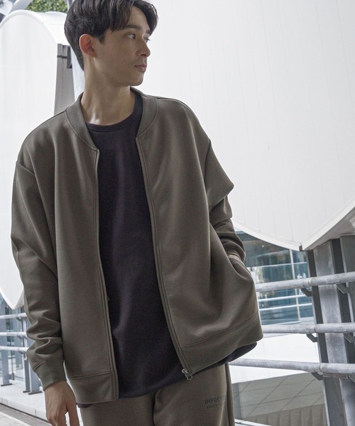 LAKOLE（ラコレ）の「AIRテックロゴブルゾン＜PARK by LAKOLE＞ / 149372（ブルゾン・メンズ・ブラック/オリーブ/ライトグレー・LARGE/MEDIUM）」の9枚目の写真