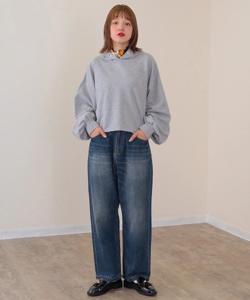 【セール】Cotopone/コトポーネ ユーズドリラックスデニムパンツ（デニムパンツ）｜go slow caravan（ゴースローキャラバン） 6,853円