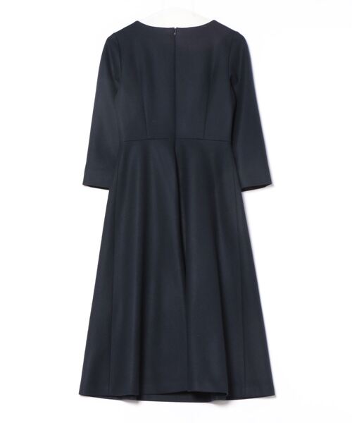 STRAWBERRY-FIELDS（ストロベリーフィールズ）の「ウール天竺美ラインワンピース（ワンピース・レディース・ネイビー/MD.Gray/グレイッシュベージュ・2）」の13枚目の写真