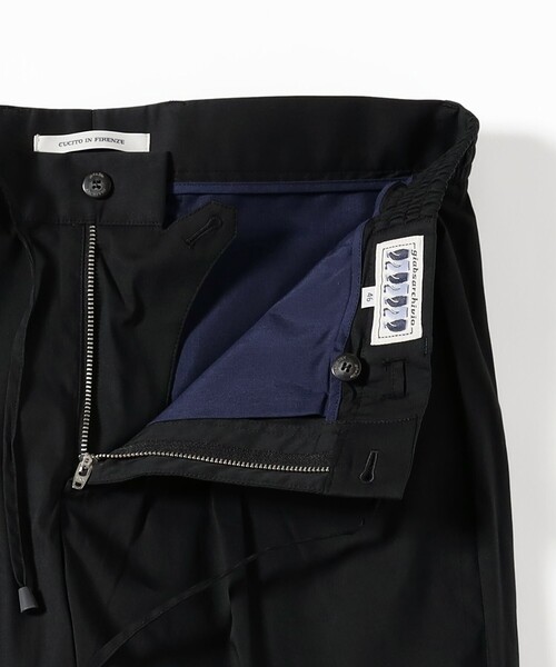 BRILLA per il gusto（ブリッラペルイルグースト）の「【別注】giabsarchivio / MASACCIO ライトコットン 1プリーツ ドローコード スラックス（その他パンツ・メンズ・グレー系その他/ブラック・42/44/46/48/50/52）」の11枚目の写真