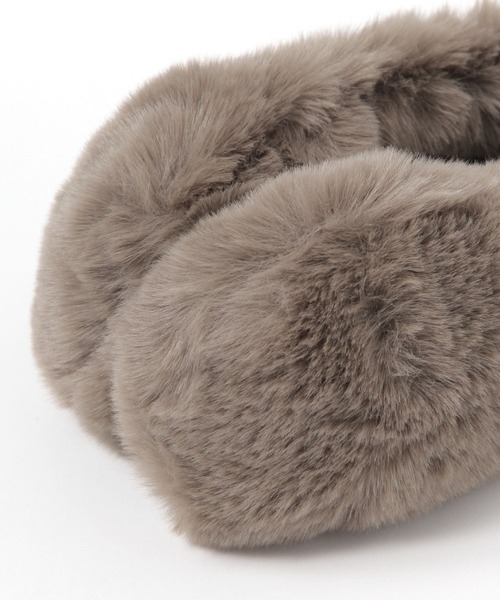 niko and...（ニコアンド）の「オリジナルフェイクファーイヤーマフラー（イヤーマフ・レディース・ブラウン/ベージュ・0）」の9枚目の写真