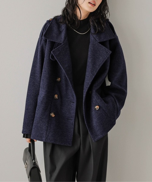 セール】ウールライク Pコート（ピーコート）｜AMELY（エミリー）の