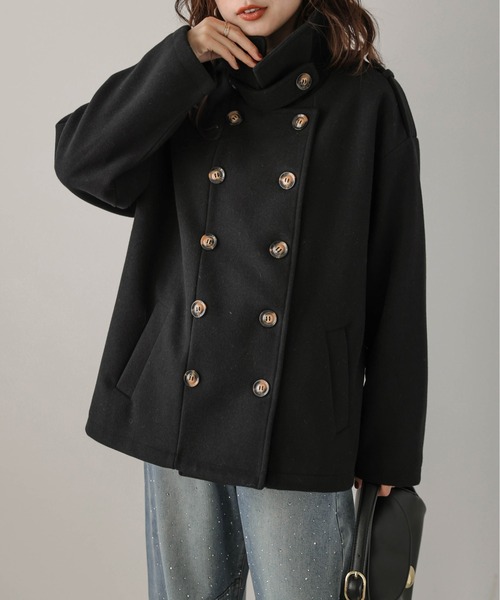 セール】ウールライク Pコート（ピーコート）｜AMELY（エミリー）の