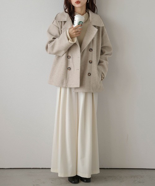 AMELY（エミリー）の「ウールライク Pコート（ピーコート）」 - WEAR