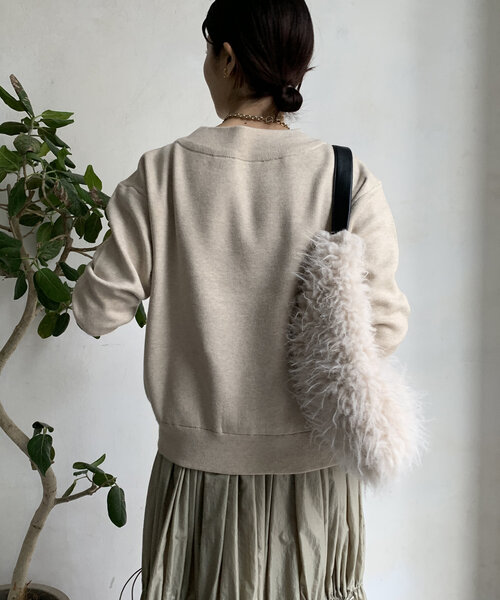 新品　タグ付きDoudou ボートネックロゴニット DouDou（ドゥドゥ）の「【WEB限定】ボートネックロゴニット
