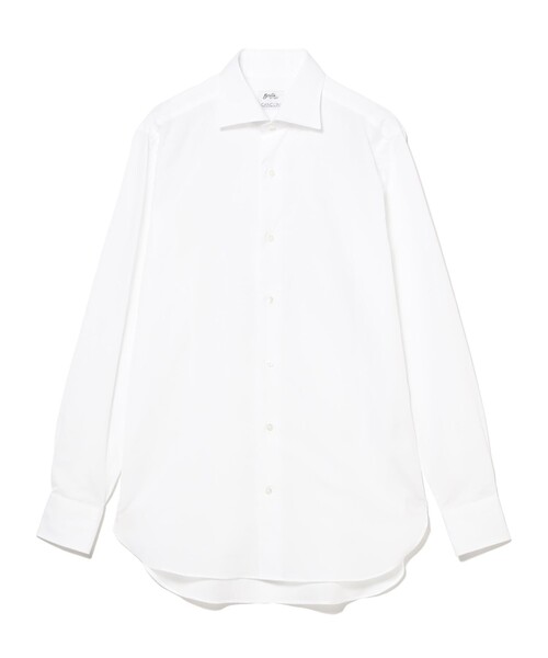 BRILLA per il gusto（ブリッラペルイルグースト）の「コットンリネン ワイドカラーシャツ（シャツ/ブラウス・メンズ・ホワイト・17/16/16.5/15.75/14.5/15 /15.5）」の4枚目の写真