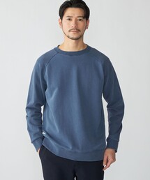 SHIPS（シップス）の「SHIPS: ハイツイスト フェード クルーネック ロングスリーブ スウェット（Tシャツ/カットソー・メンズ）」
