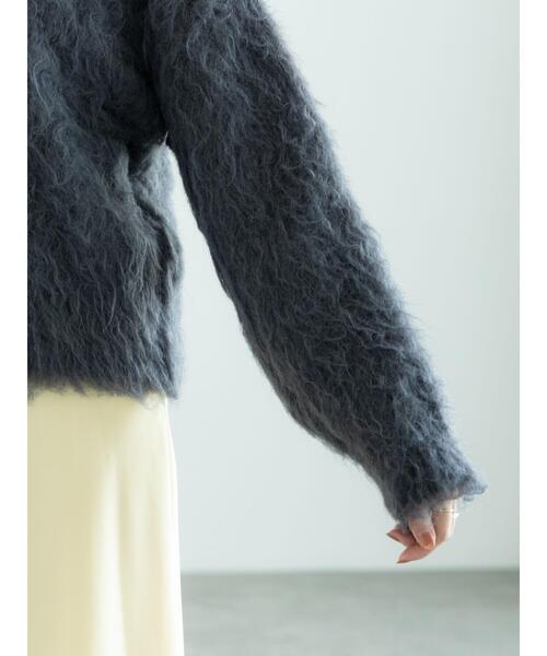 Te chichi（テチチ）の「ブラッシュドヤーンニット（ニット/セーター・レディース・オレンジ/ベージュ/チャコールグレー・F）」の16枚目の写真