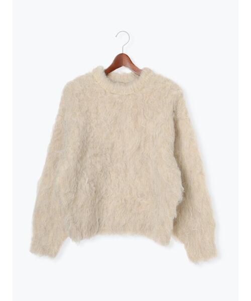 Te chichi（テチチ）の「ブラッシュドヤーンニット（ニット/セーター・レディース・オレンジ/ベージュ/チャコールグレー・F）」の17枚目の写真