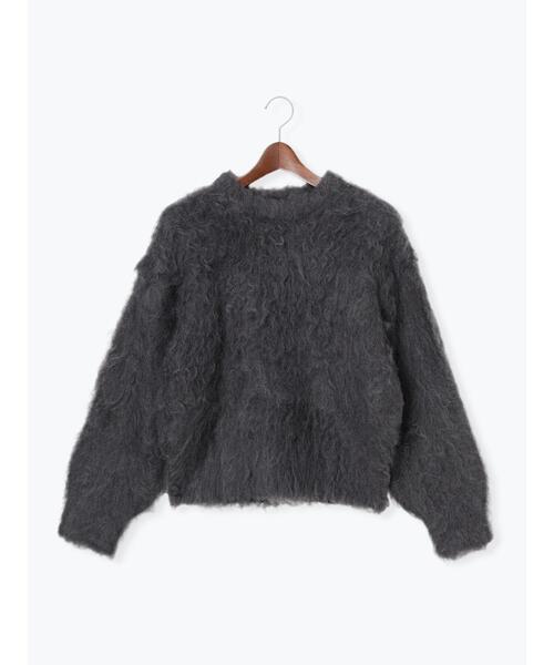 Te chichi（テチチ）の「ブラッシュドヤーンニット（ニット/セーター・レディース・オレンジ/ベージュ/チャコールグレー・F）」の19枚目の写真