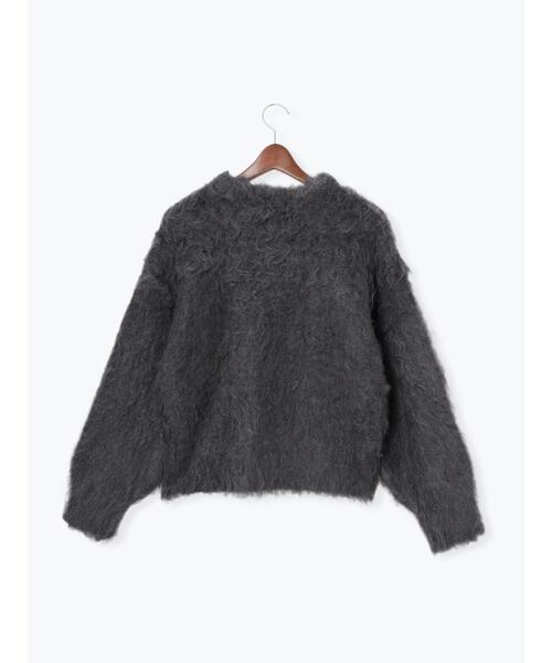 Te chichi（テチチ）の「ブラッシュドヤーンニット（ニット/セーター・レディース・オレンジ/ベージュ/チャコールグレー・F）」の20枚目の写真