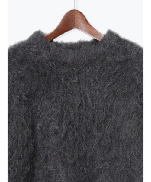 Te chichi（テチチ）の「ブラッシュドヤーンニット（ニット/セーター・レディース・オレンジ/ベージュ/チャコールグレー・F）」の21枚目の写真