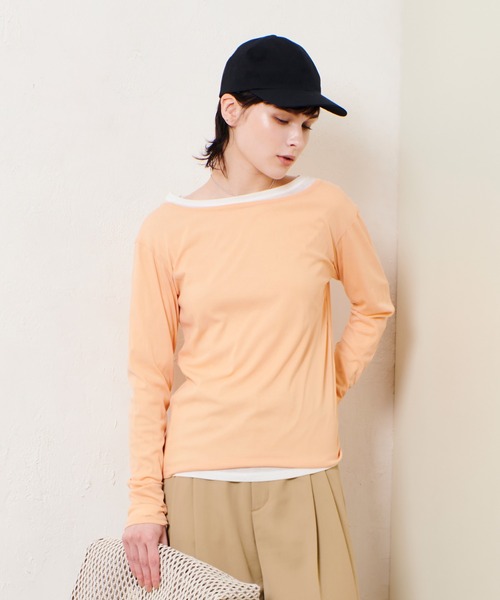 tシャツ シアーフライスロングスリープルオーバー レディース allureville tシャツ シアーフライスロングスリープルオーバー
