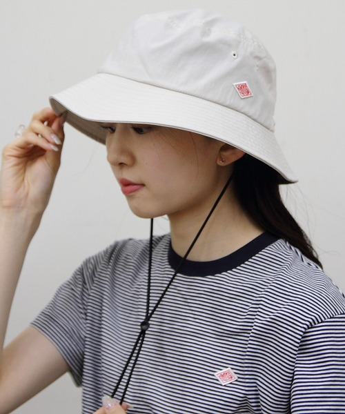 DANTON（ダントン）の「DANTON/ダントン　バケットハット　BUCKET HAT　DT-H0047 PES（ハット・レディース・チャコールグレー/アイボリー/ベージュ・FREE）」の2枚目の写真