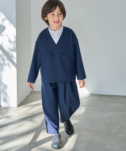 セール】ノーカラージャケット＆バルーンパンツ セットアップ