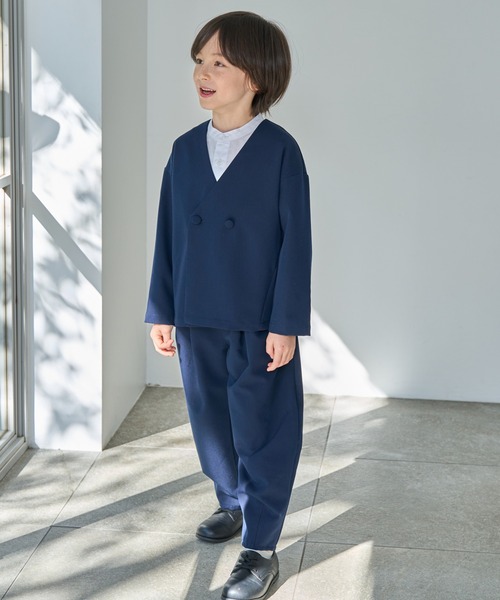 セール】ノーカラージャケット＆バルーンパンツ セットアップ