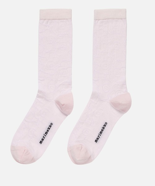 marimekko（マリメッコ）の「Sissi Piirto Unikko / socks（ソックス/靴下・レディース・ライトピンク/ブラック/ホワイト・34/37/40）」の3枚目の写真