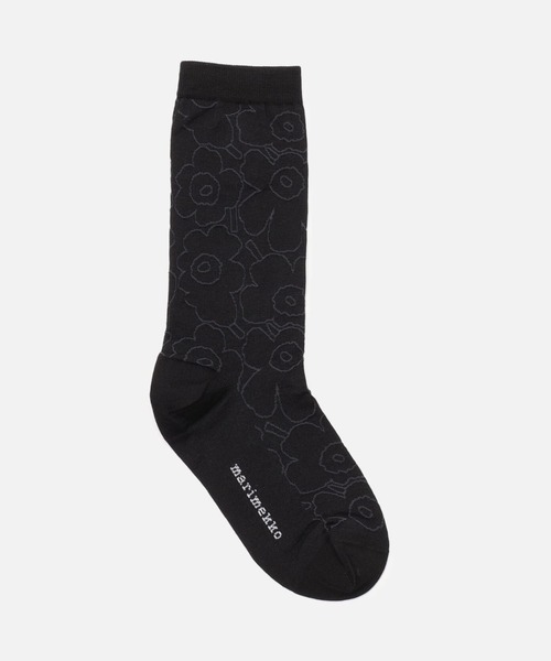 marimekko(マリメッコ)の「Sissi Piirto Unikko / socks(ソックス/靴下・レディース・ライトピンク/ブラック/ホワイト・34/37/40)」の9枚目の写真