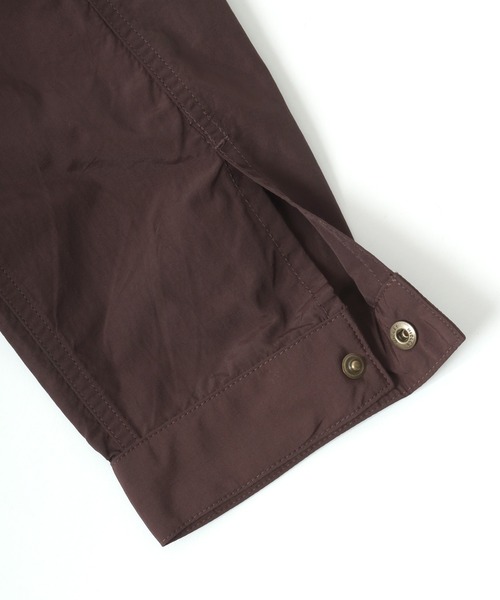 LYLE&SCOTT(ライルアンドスコット)の「LYLE&SCOTT/ライルアンドスコット Nylon Hunting Jacket/オーバーサイズ ナイロン 襟ツイル ショート丈 ハンティングジャケット/ブルゾン/レディース メンズ(ナイロンジャケット・メンズ・ブラウン/カーキ・M/L/LL)」の4枚目の写真