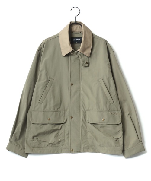 LYLE&SCOTT(ライルアンドスコット)の「LYLE&SCOTT/ライルアンドスコット Nylon Hunting Jacket/オーバーサイズ ナイロン 襟ツイル ショート丈 ハンティングジャケット/ブルゾン/レディース メンズ(ナイロンジャケット・メンズ・ブラウン/カーキ・M/L/LL)」の10枚目の写真