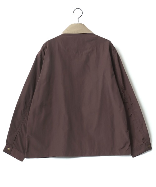 LYLE&SCOTT(ライルアンドスコット)の「LYLE&SCOTT/ライルアンドスコット Nylon Hunting Jacket/オーバーサイズ ナイロン 襟ツイル ショート丈 ハンティングジャケット/ブルゾン/レディース メンズ(ナイロンジャケット・メンズ・ブラウン/カーキ・M/L/LL)」の9枚目の写真
