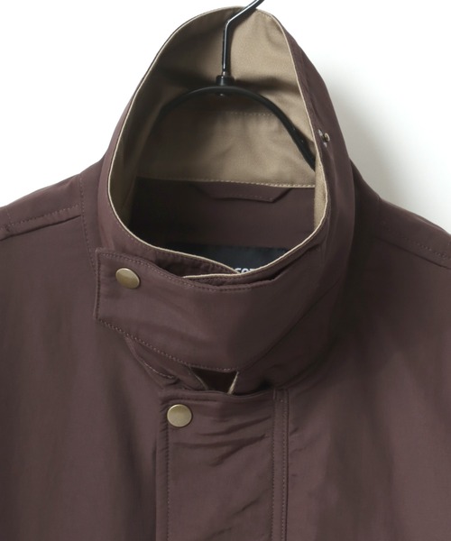LYLE&SCOTT(ライルアンドスコット)の「LYLE&SCOTT/ライルアンドスコット Nylon Hunting Jacket/オーバーサイズ ナイロン 襟ツイル ショート丈 ハンティングジャケット/ブルゾン/レディース メンズ(ナイロンジャケット・メンズ・ブラウン/カーキ・M/L/LL)」の12枚目の写真