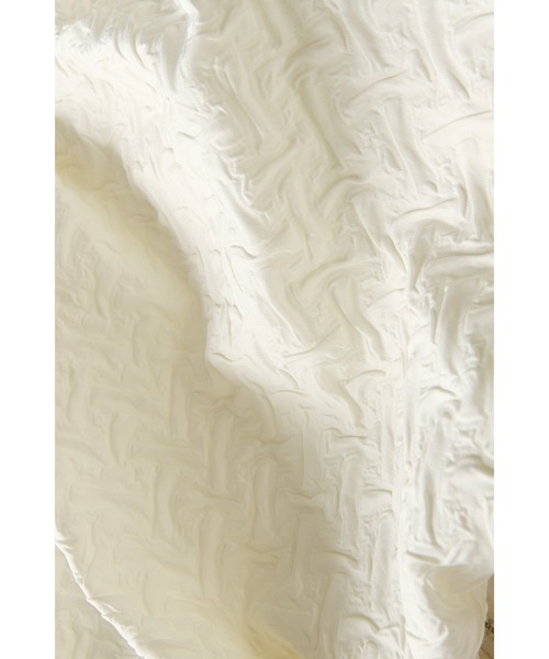 &. NOSTALGIA（アンドドットノスタルジア）の「【ZOZO限定】ふくれジャガードバルーンブルゾン（ブルゾン・レディース・アイボリー/ブラック・M）」の4枚目の写真