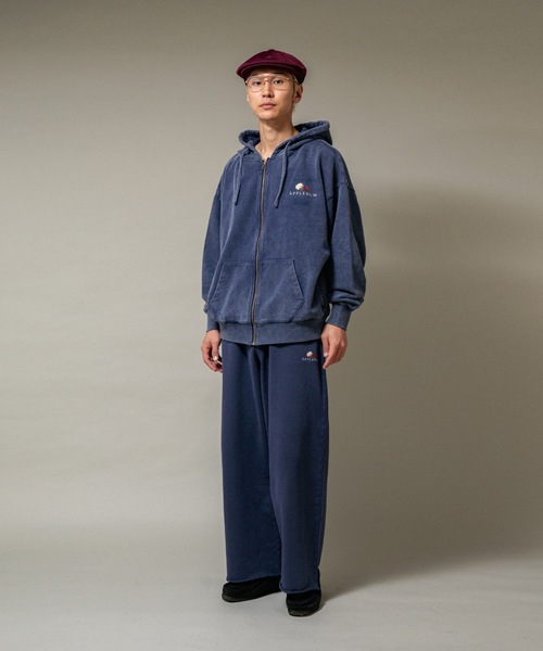 APPLEBUM（アップルバム）の「Pigment Sweat Pants（スウェットパンツ・メンズ・ネイビー/グレー・MEDIUM/LARGE/X-LARGE）」の4枚目の写真