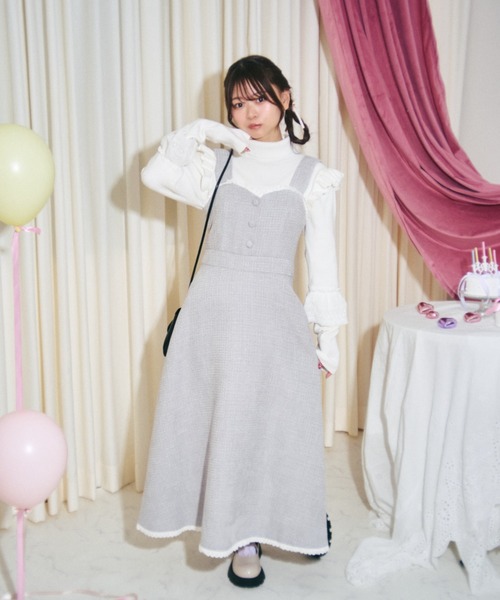 セール】【クティールとレトロ】セットアップ着用可 ツイードレース