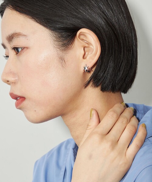 CITEN（シテン）の「＜CITEN＞スターピアス（ネックレス・レディース・シルバー/ゴールド・FREE）」の3枚目の写真
