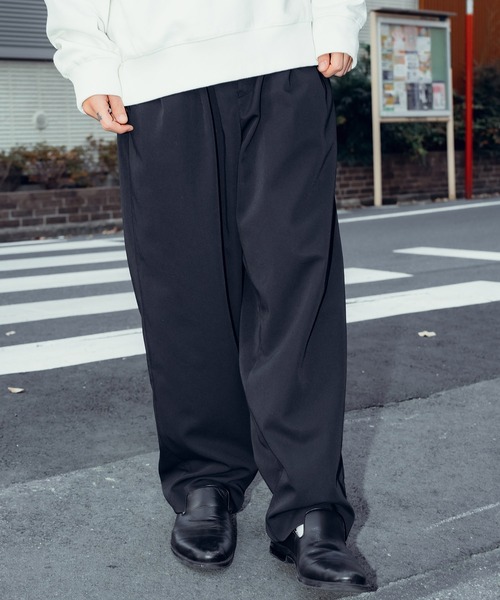 Subciety(サブサエティ)の「Tack wide pants(その他パンツ・メンズ・カーキ/ブラック/ベージュ/ブルー・マルチサイズ)」の5枚目の写真