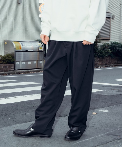 Subciety(サブサエティ)の「Tack wide pants(その他パンツ・メンズ・カーキ/ブラック/ベージュ/ブルー・マルチサイズ)」の8枚目の写真